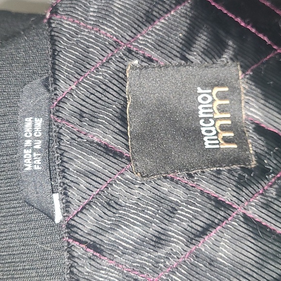 Chore Coat Outerwear Black Jacket Full Zip Quilted Lining Zip Ranch - Picture 8 of 9